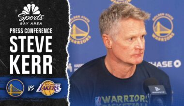 Steve Kerr pleased with Warriors’ fight in loss to Lakers – NBC Sports Bay Area & California