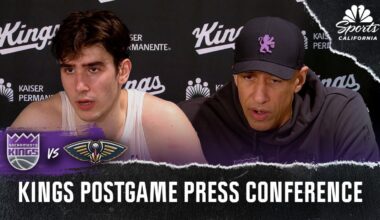 Doug Christie, Maxime Raynaud react to Kings’ win vs. Pelicans – NBC Sports Bay Area & California