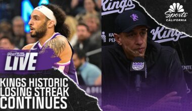 Doug Christie reacts after Kings tie franchise-record skid – NBC Sports Bay Area & California