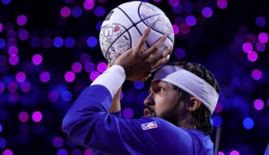 Watch Team Knicks win Shooting Stars competition – NBC10 Philadelphia