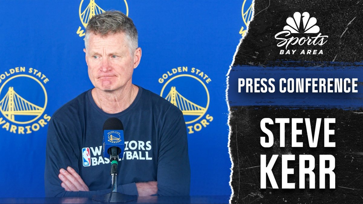 Steve Kerr discusses ‘developing rhythm’ with Kristaps Porziņģis – NBC Sports Bay Area & California