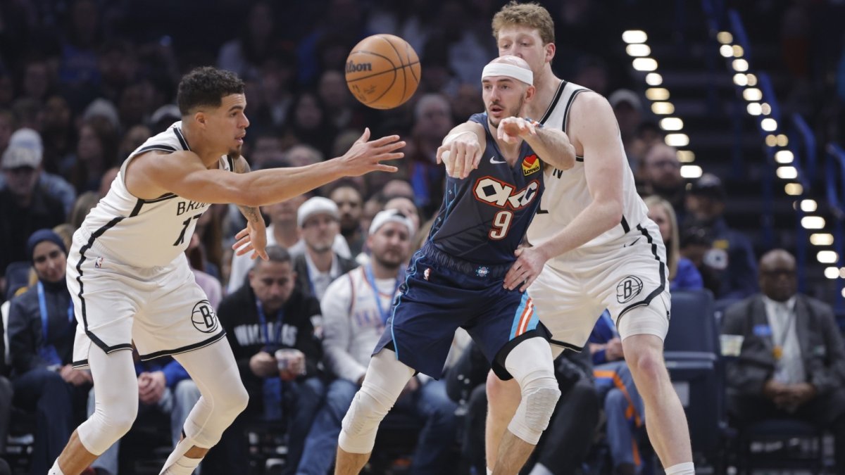Watch Nets vs Thunder highlights from road matchup – NBC New York