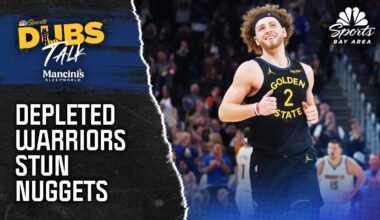 Depleted Warriors come back to stun Nuggets despite missing stars