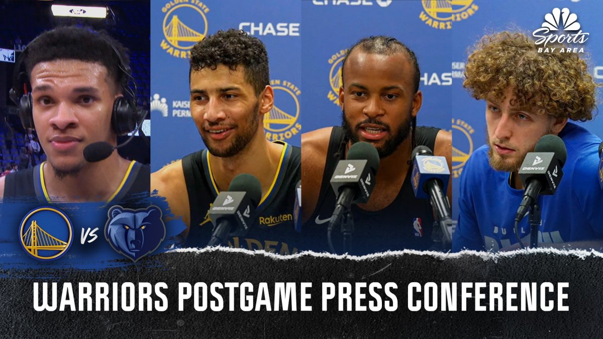 Hear from Steve Kerr, Warriors players after win vs. Grizzlies – NBC Sports Bay Area & California