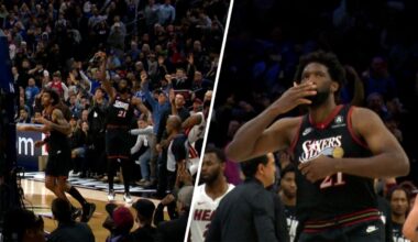 Joel Embiid hits dagger three to secure win over Miami Heat – NBC Sports Philadelphia