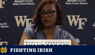 Notre Dame Women’s Basketball at Wake Forest