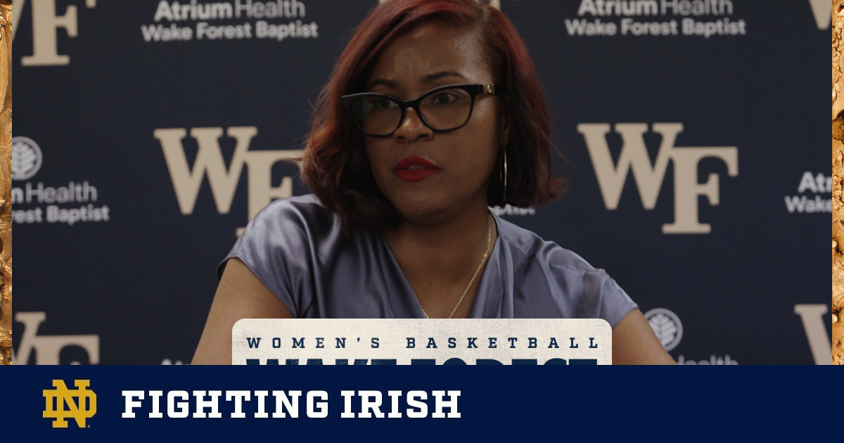 Notre Dame Women’s Basketball at Wake Forest