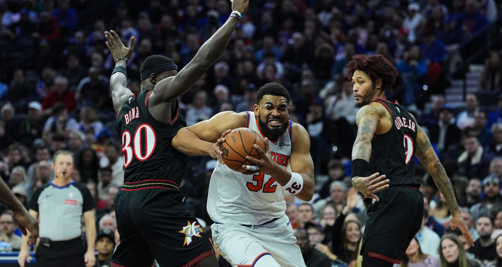 Alvarado and Bridges pace Knicks to a 138-89 rout of the 76ers