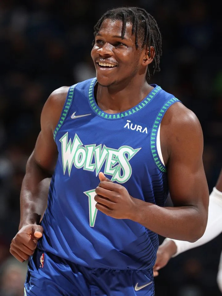 Anthony Edwards of the Minnesota Timberwolves. David Sherman/NBAE/Getty