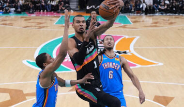 Johnson, Wembanyama lead Spurs to 4th win over OKC, beating the injury-depleted Thunder 116-106