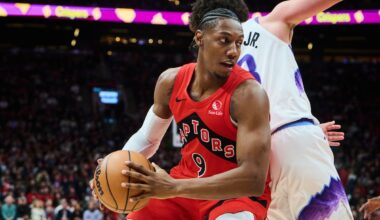 Barrett’s 21 points lead the Raptors past the Jazz