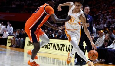 Nate Ament, Jaylen Carey propel Tennessee to 77-69 victory over Auburn | Basketball