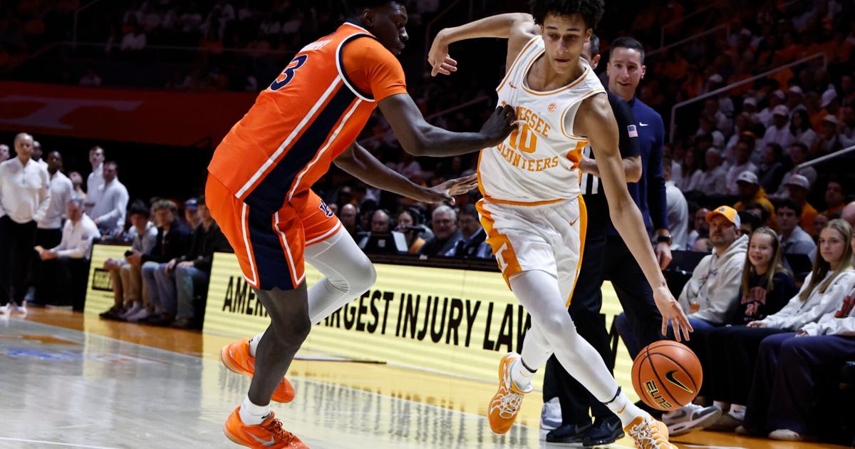 Nate Ament, Jaylen Carey propel Tennessee to 77-69 victory over Auburn | Basketball