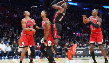 Heat build 54-point lead, roll past Bulls 134-91 with Adebayo, Larsson each scoring 20 | Sports