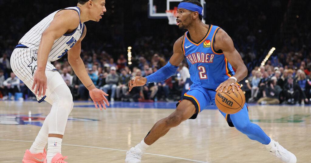 3 takeaways: SGA saves personal streak as Thunder handle Magic 128-92 | Sports
