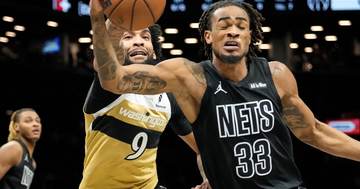 Nets score 80 points in the first half and beat the short-handed Wizards 127-113 | National Sports