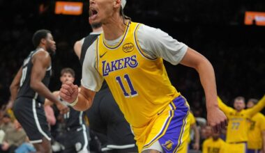 Lakers' Jaxson Hayes has been suspended 1 game for pushing Wizards mascot 'G-Wiz' | National Sports