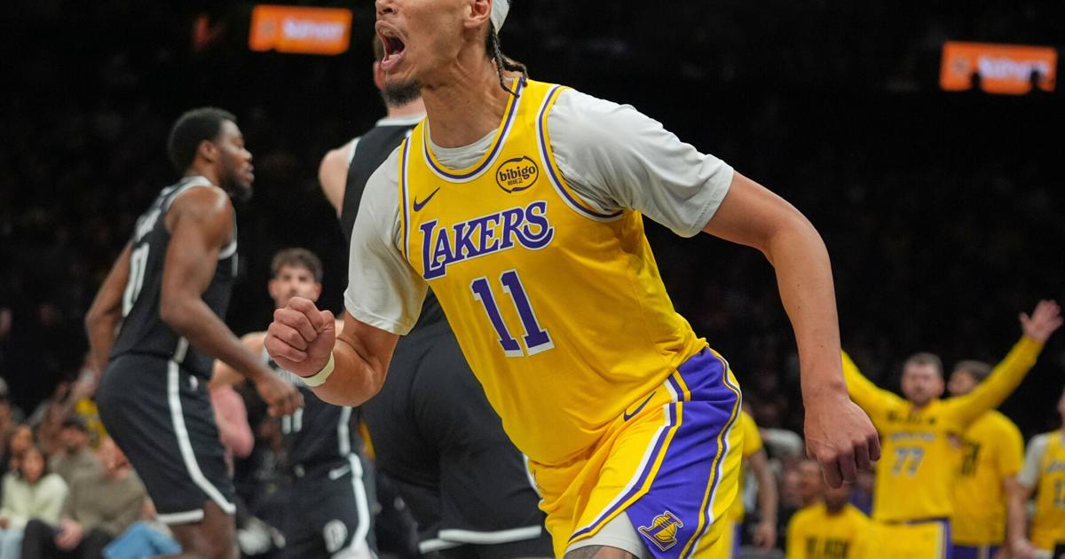 Lakers' Jaxson Hayes has been suspended 1 game for pushing Wizards mascot 'G-Wiz' | National Sports
