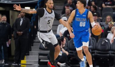 The ball bounced Castle's way for a career-high 40 points in triple-double in Spurs' win over Mavs | National Sports