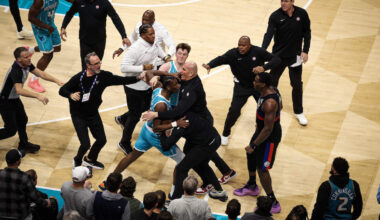 4 Ejected In Pistons-Hornets Brawl