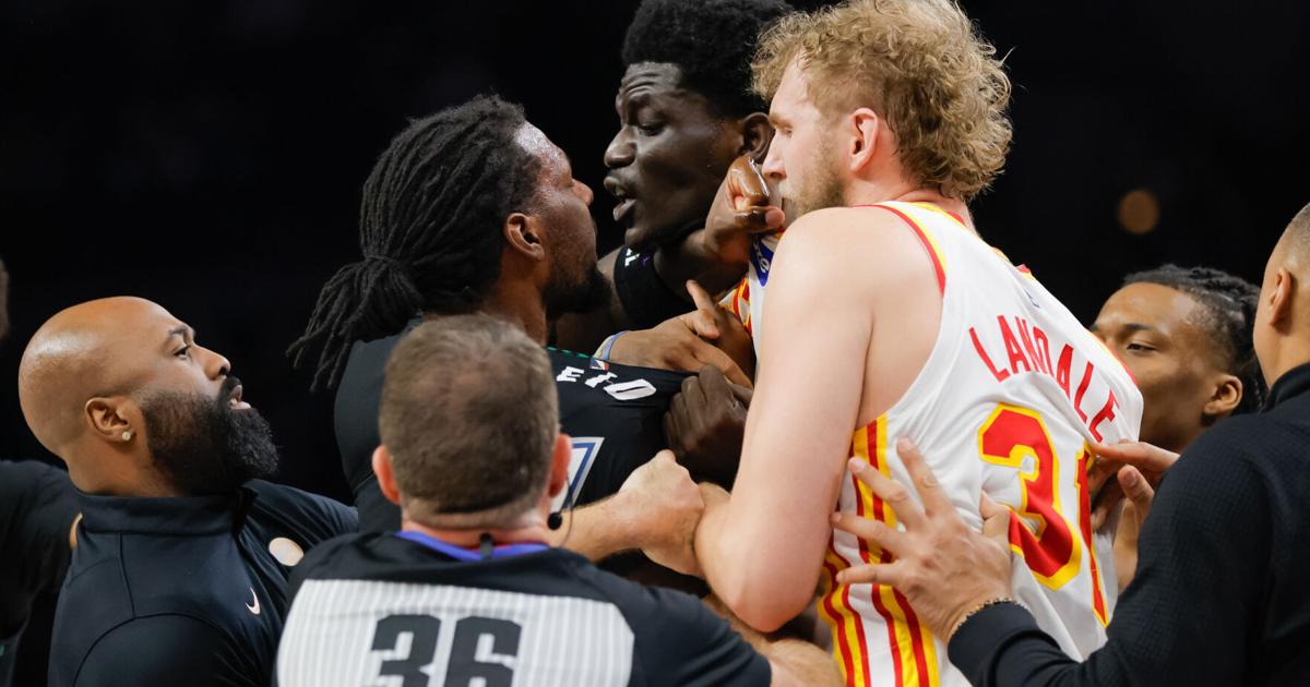 NBA fines Hawks' Mouhamed Gueye and Timberwolves' Naz Reid $35,000 each |