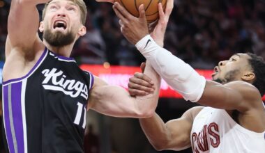Kings’ Domantas Sabonis to miss rest of season with torn left meniscus