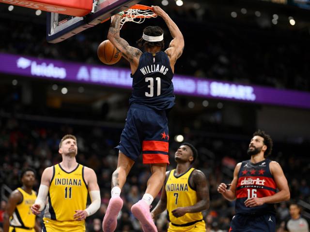 Alondes Williams has career night in the Wizards' victory over the Pacers :: WRALSportsFan.com