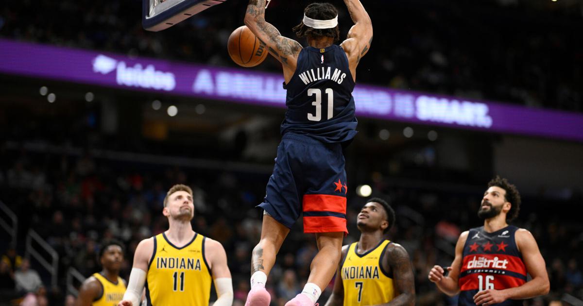 Alondes Williams has career night in the Wizards' victory over the Pacers | Sports