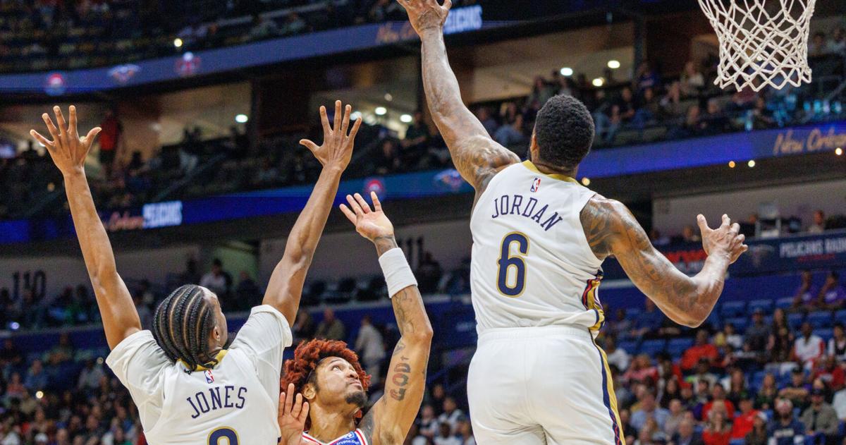 Pelicans' DeAndre Jordan turns back clock in win over 76ers | Pelicans