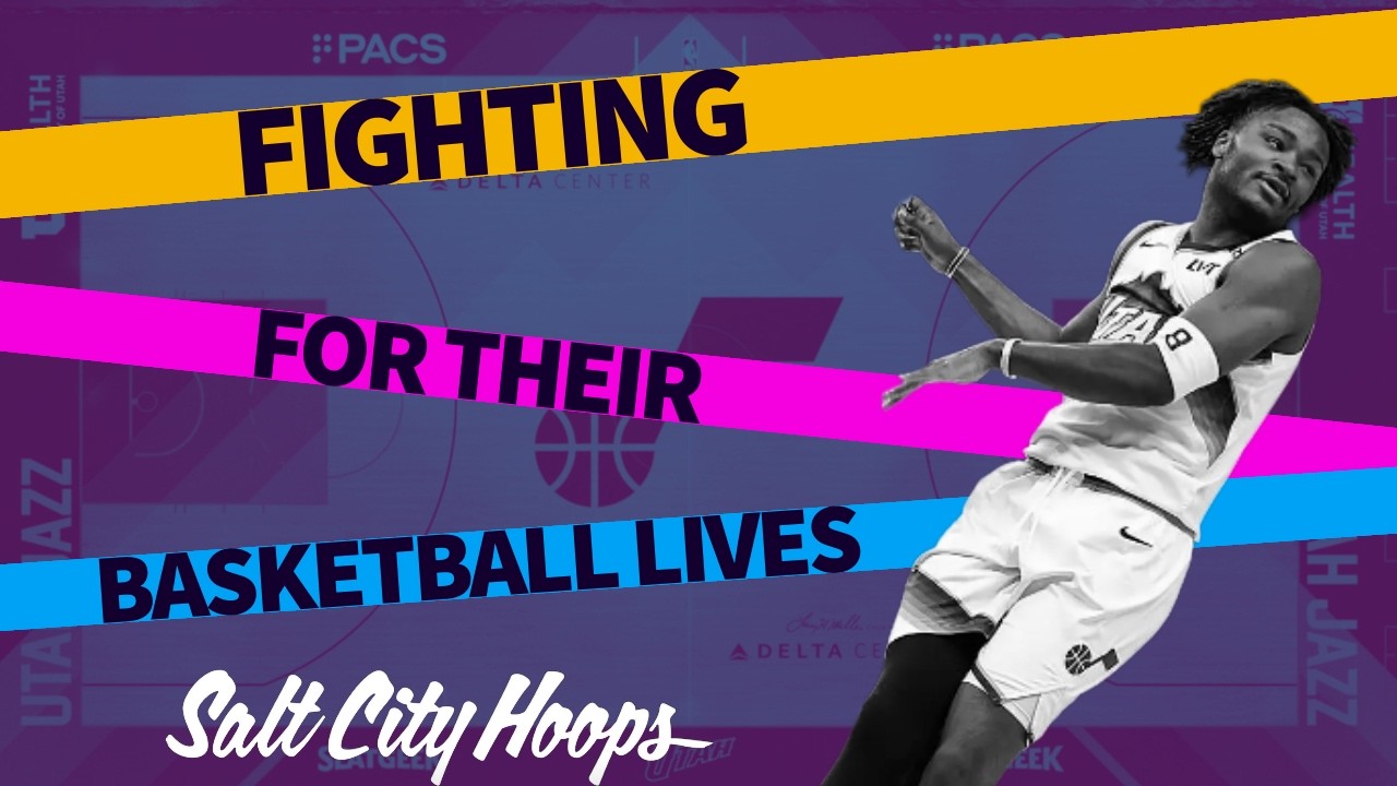 Jazz players fighting for their basketball lives