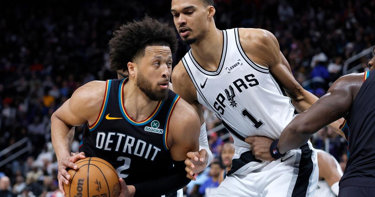 Tempers flare in Spurs-Pistons game in a matchup of 2 of NBA's top teams | Ap-sports
