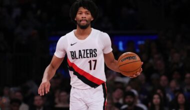 Trail Blazers guard Sharpe diagnosed with stress reaction in left fibula | National Sports