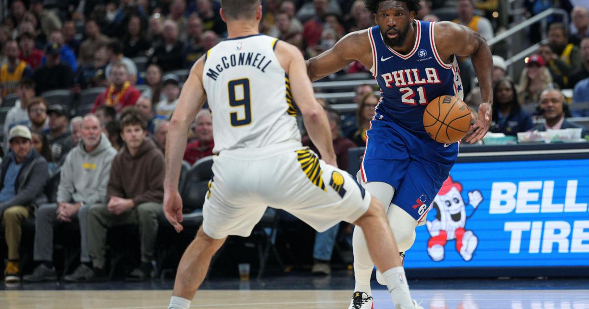 Maxey, Embiid lead 76ers to 135-114 rout of Pacers |