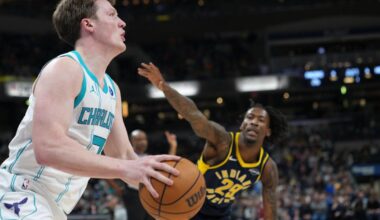 Knueppel breaks rookie 3-point season record in Hornets' romp over Pacers | Sports