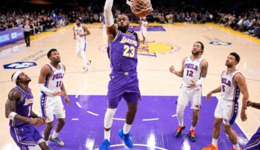 76ers' comeback effort falls short in loss to Lakers