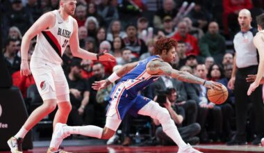 Trail Blazers use 49-point third quarter to top 76ers