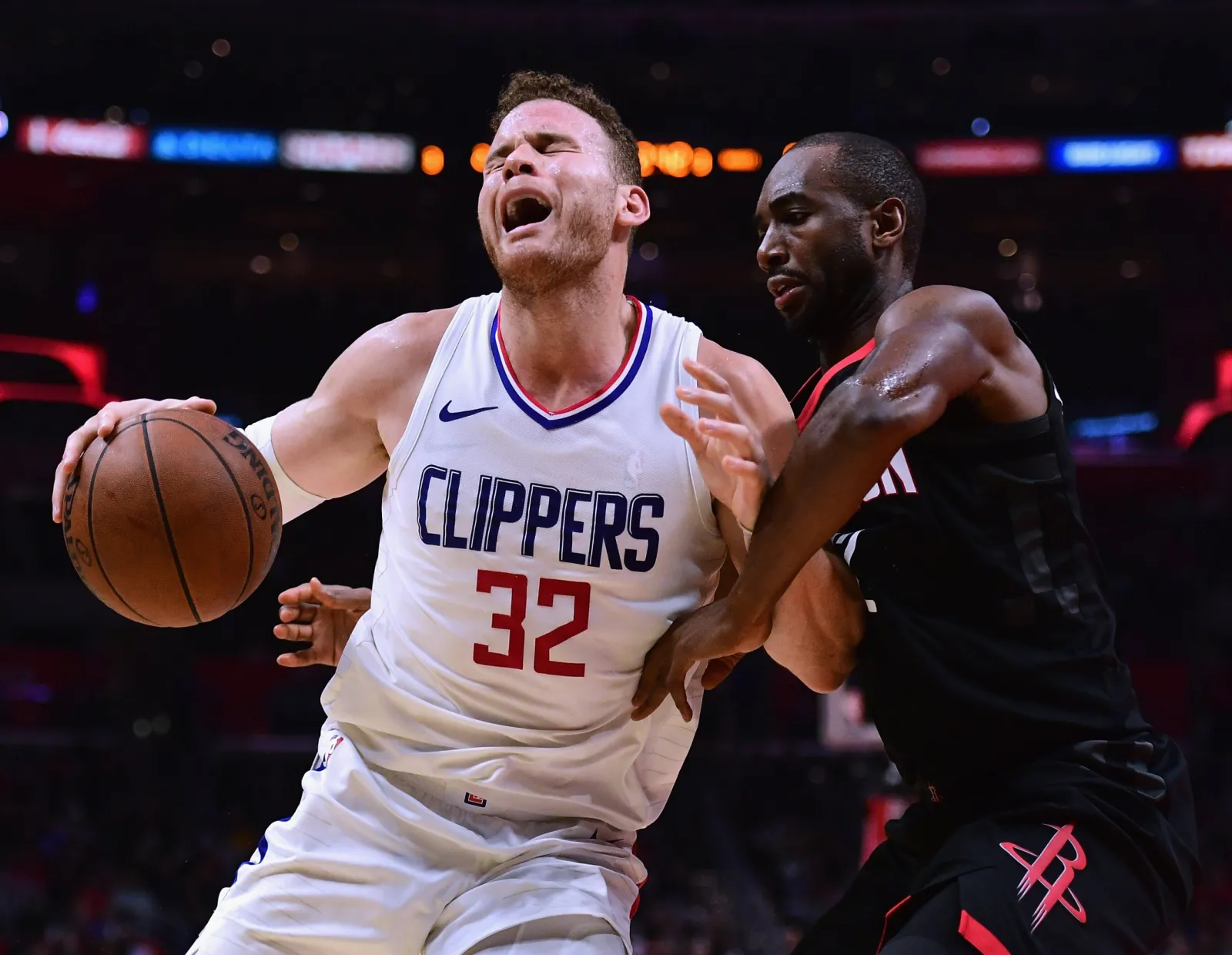 L.A. Clippers forward Blake Griffin, left.