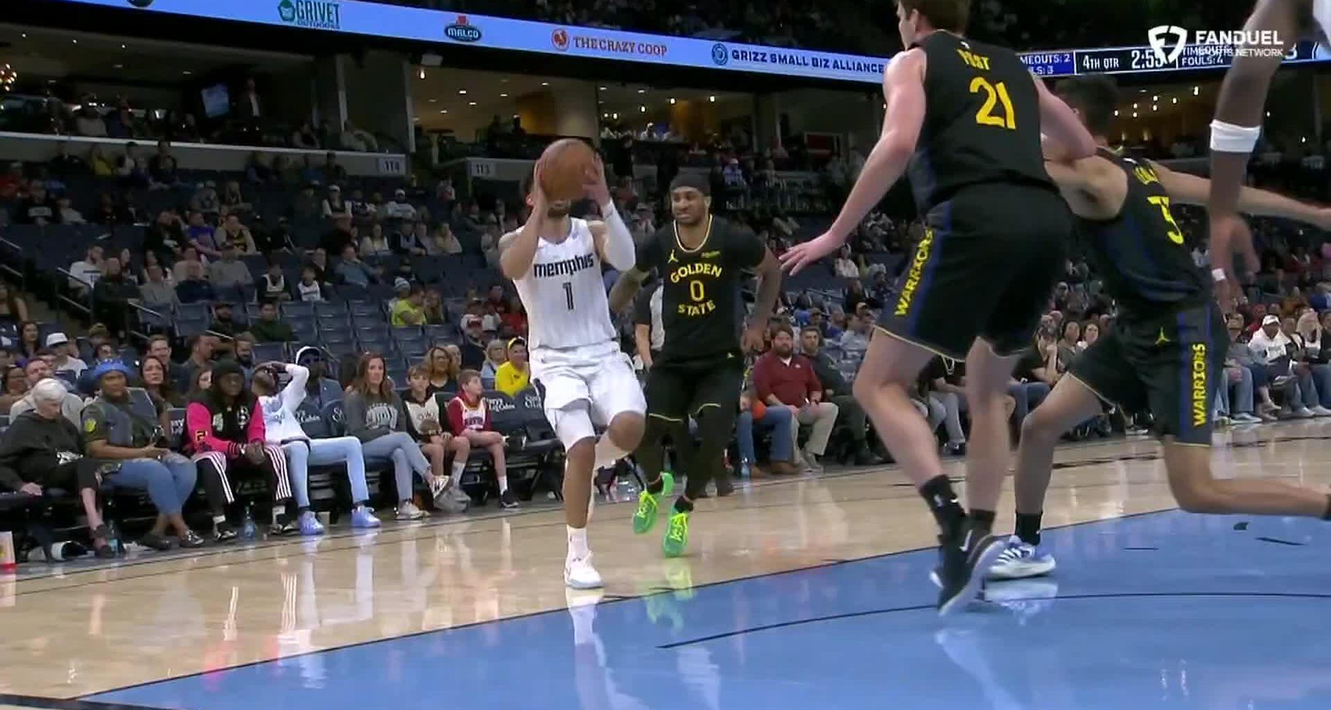 Will Richard scores 21 as Warriors put 8 players in double figures and beat the Grizzlies 133-112