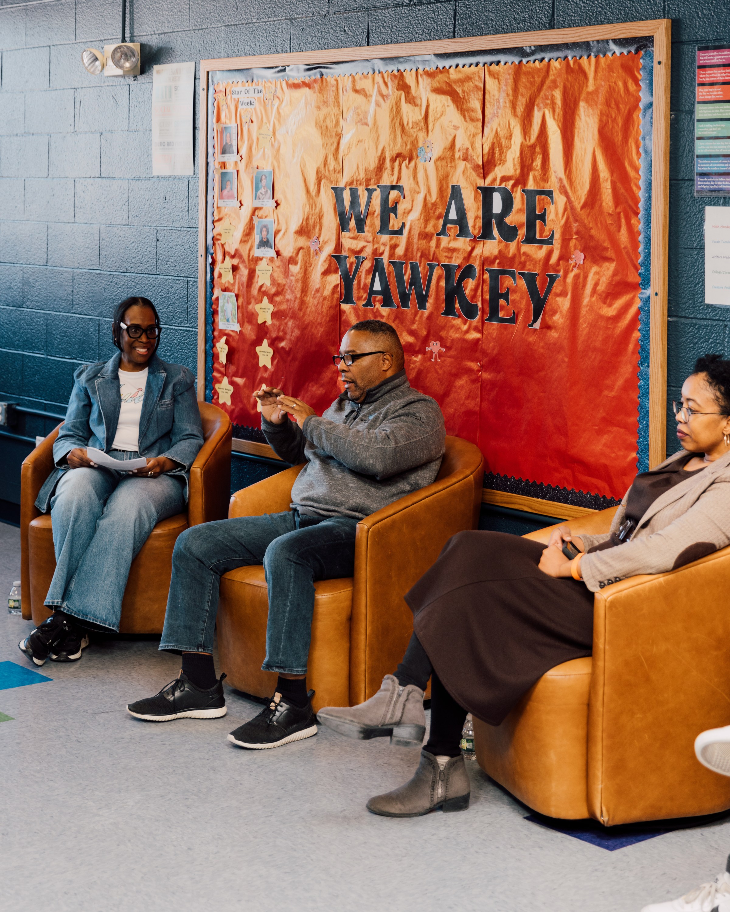 Mechalle Brown led an educational panel for parents of Roxbury-area students as part of the 7uice Foundation’s first-ever educational fair.