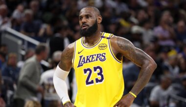 Lakers jersey history No. 6/No. 23 — LeBron James