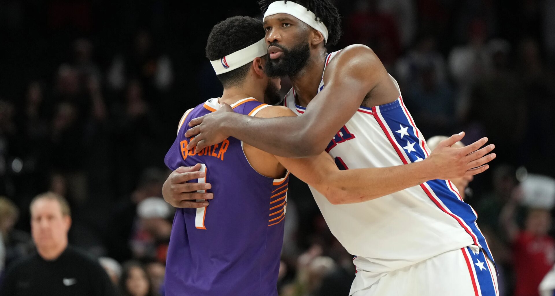 Suns' Devin Booker explains double techs with Sixers star Joel Embiid
