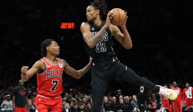 Nic Claxton drops 28 in 123-115 win over Bulls