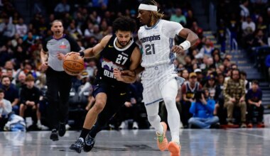 Jahmai Mashack starts, plays 22 minutes for Memphis at Denver