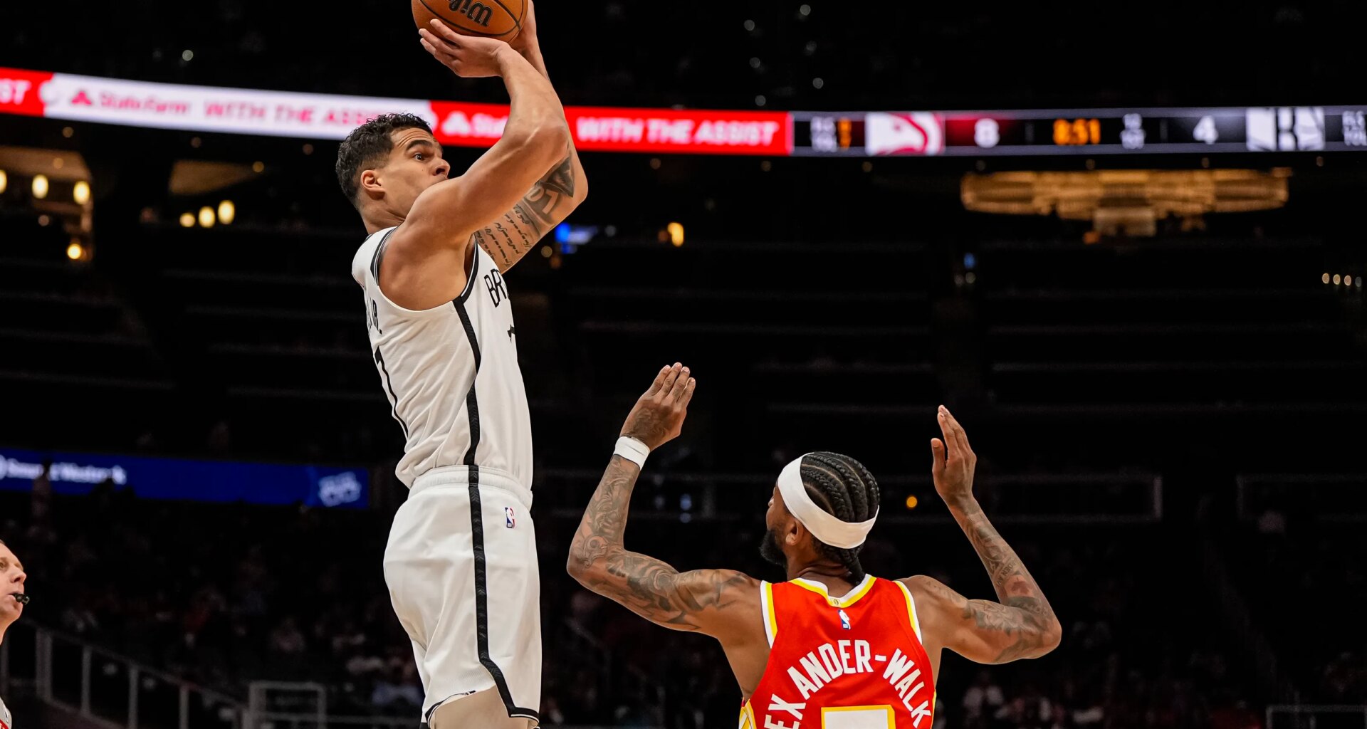 Nets player grades after 115-104 loss at Jalen Johnson, Hawks