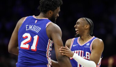 Where do 76ers stand with 25 games left?