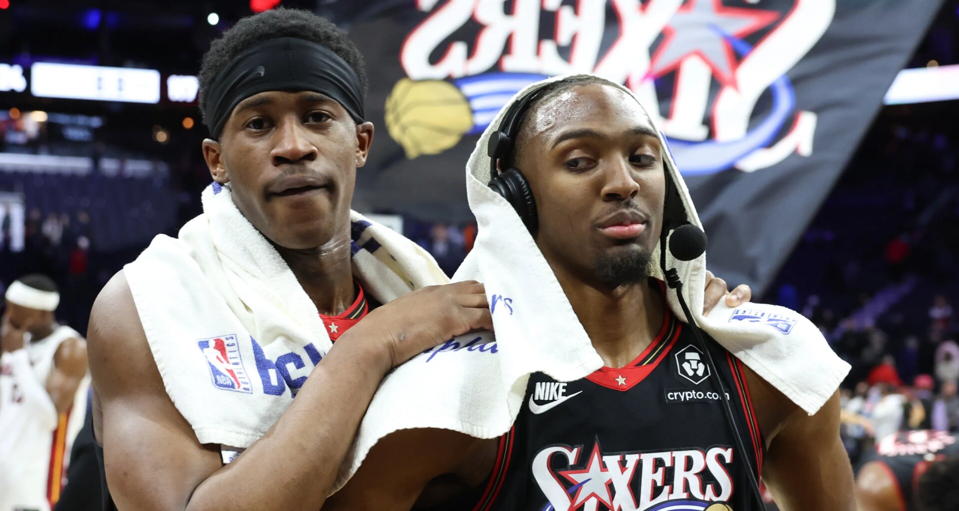 Sixers guards discuss attacking Heat zone defense after win at home