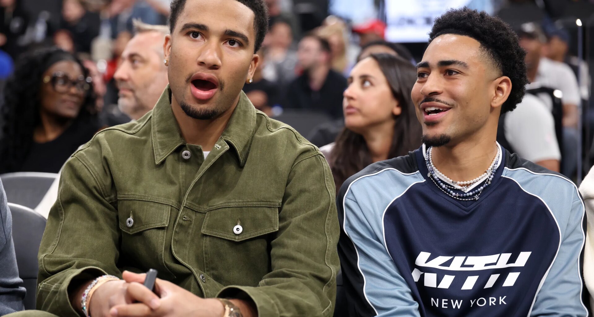 Texans QB C.J. Stroud reunites with Bryce Young for Clippers game