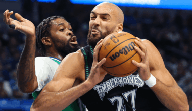 Rudy Gobert of the Minnesota Timberwolves NBA