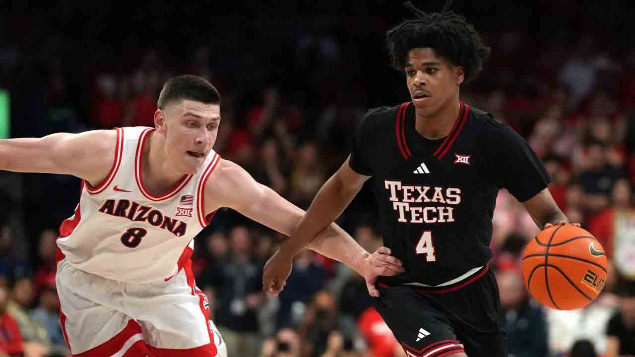 Texas Tech rallies to beat No. 1 Arizona in OT for Wildcats' second straight loss