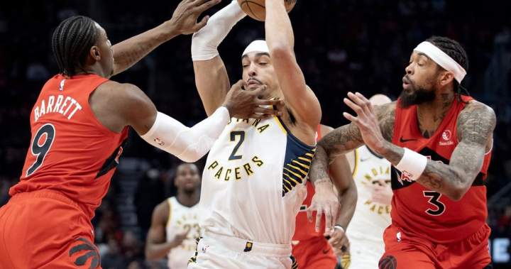 Barnes leads Raptors in 122-104 rout of Pacers